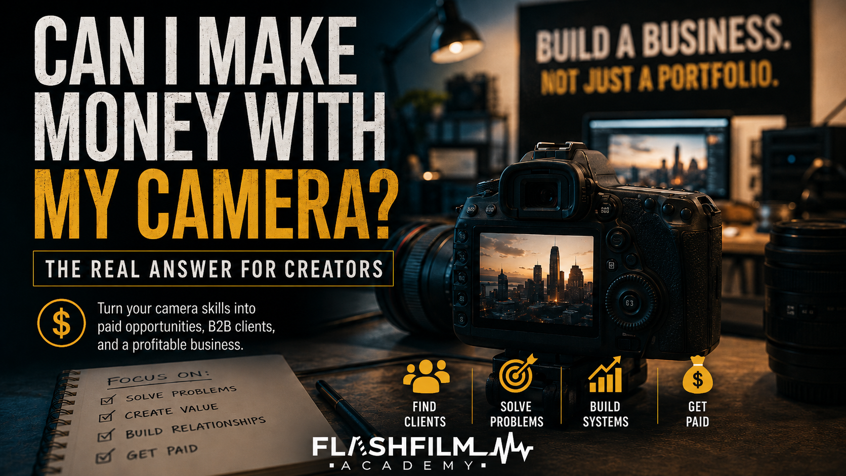 Can I Make Money With My Camera? The Real Answer for Creators | FlashFilm Academy