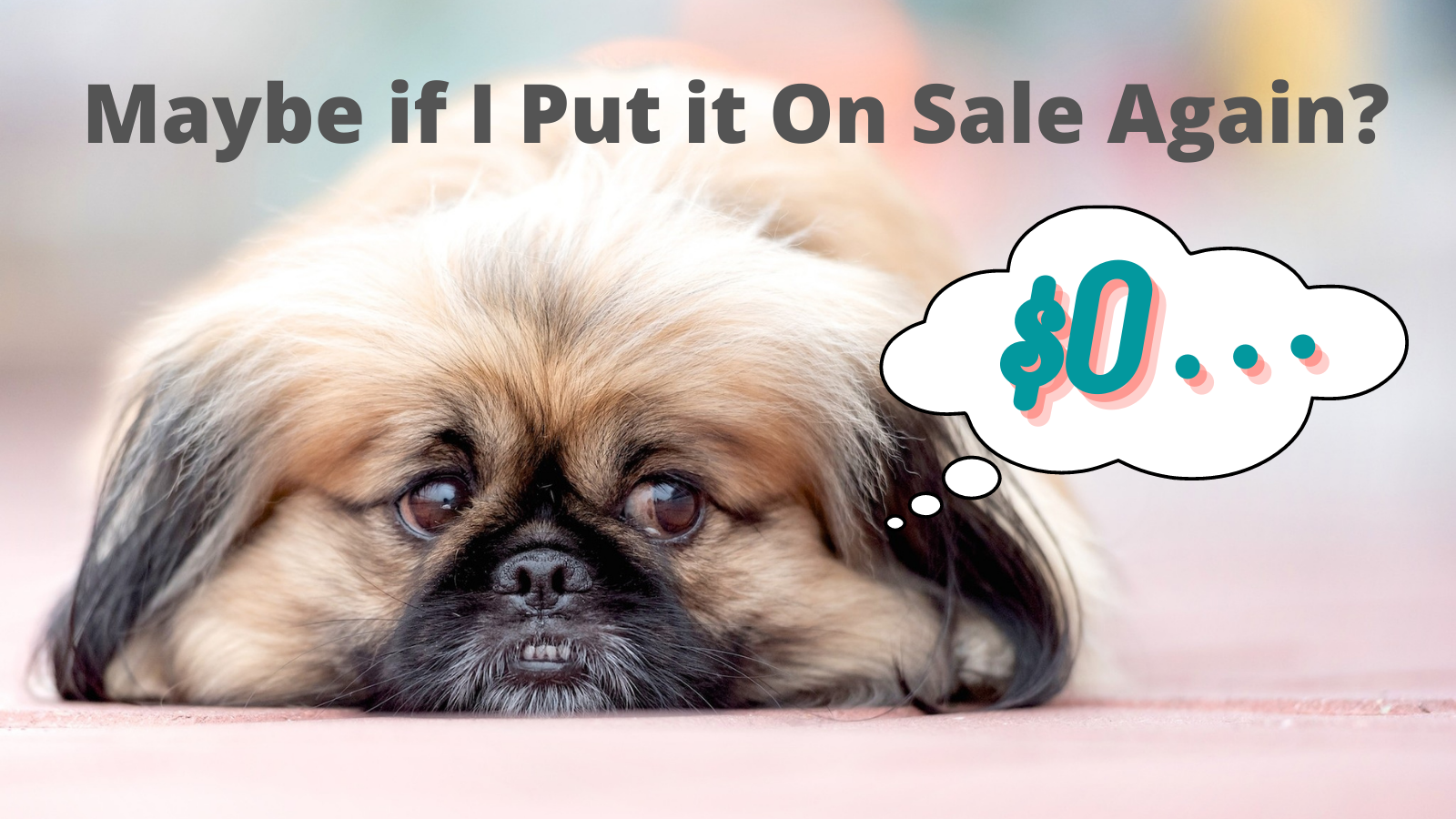 Maybe if I put it on sale again…