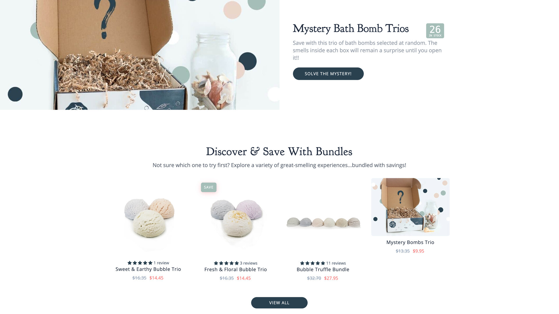 Bubbles and Balms Homepage Copy