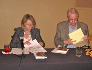 With Harry MacLean, Denver author