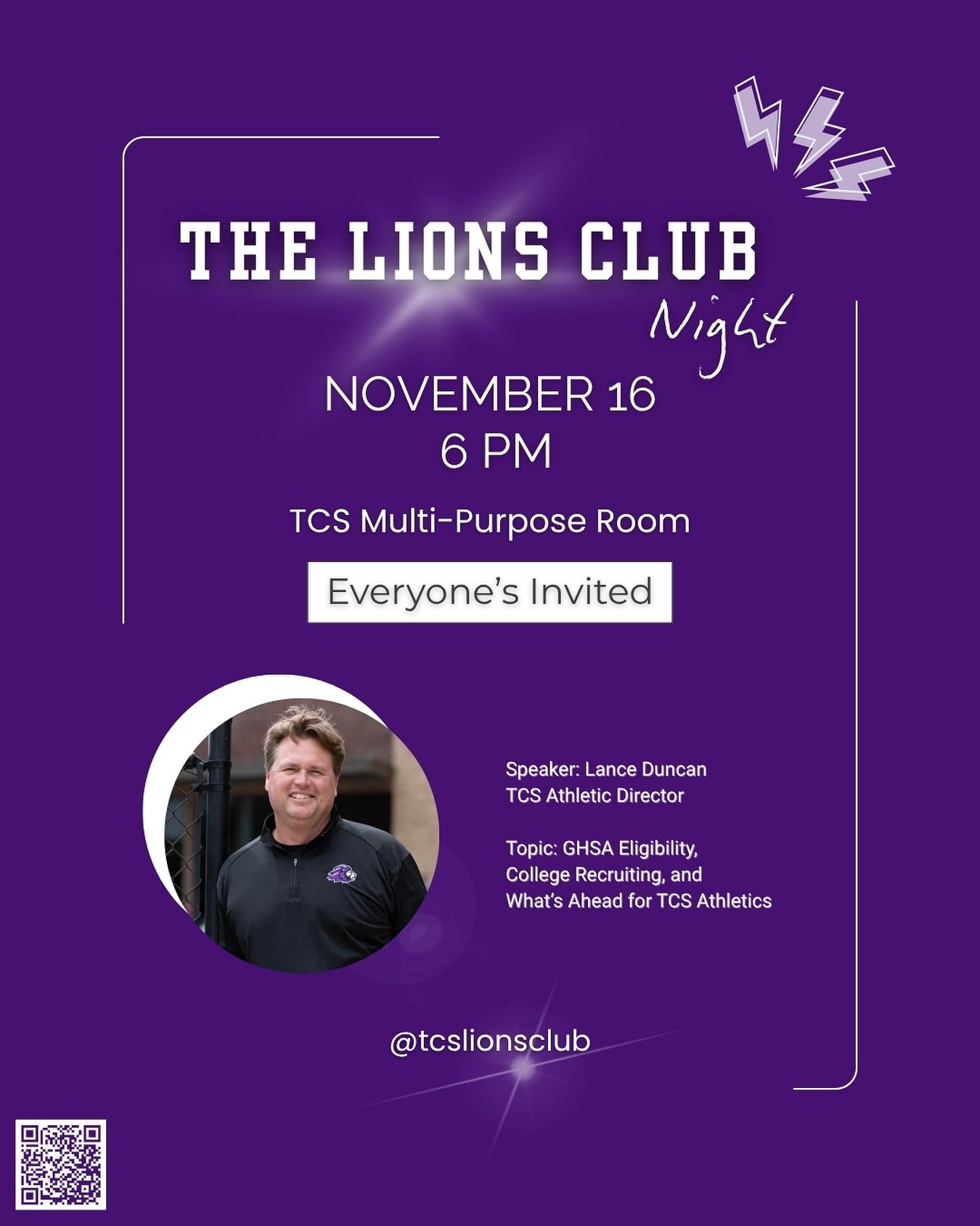 Tonight&rsquo;s the Night! 🦁

Trinity Family, join us for an evening of vision, connection, and community as we celebrate all that God is doing through TCS Athletics.

Hear key updates on: 🏆 GHSA Eligibility 🎓 College Recruiting 💪 What&rsquo;s ah