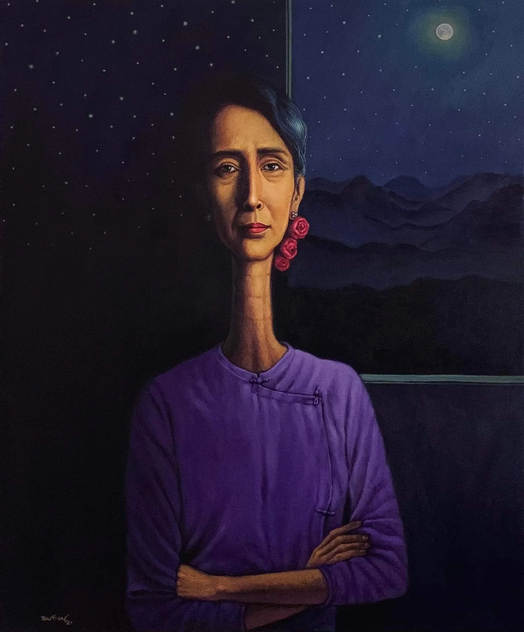 Ray of Hope 3 | 30” x 36” | Acrylic on Canvas | 5,000 USD