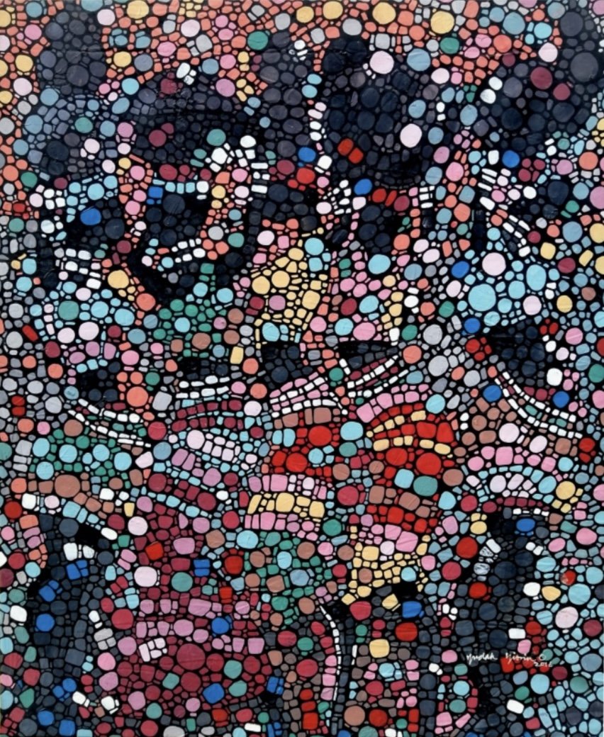 Women in Commerce | Acrylic on Canvas | 82 x 67 cm | 650 USD