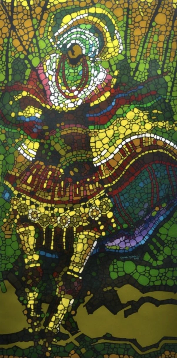 The Guardian | Acrylic on Canvas | 136 x 69 cm | 710 USD