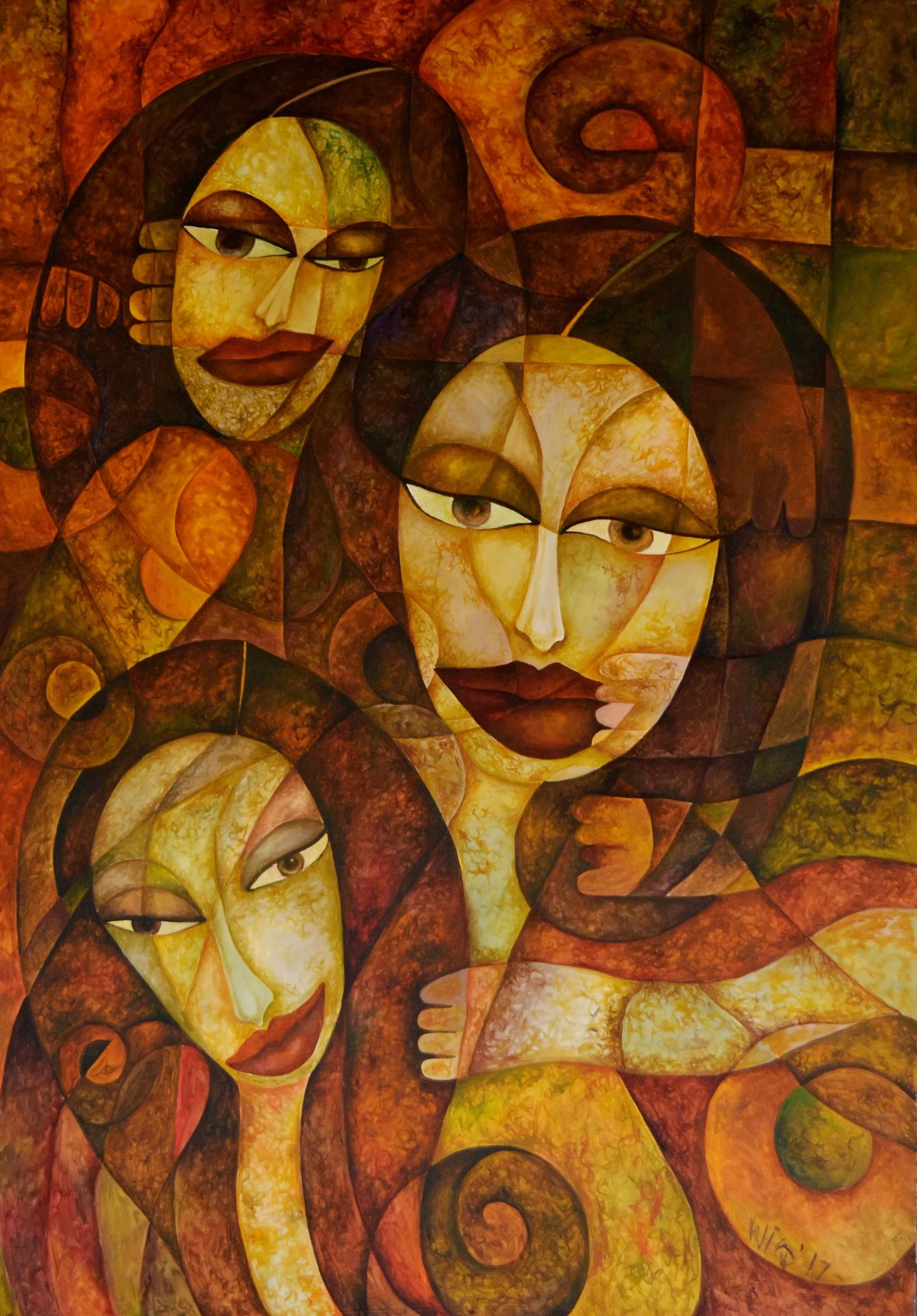 Evolution | 150 x 200 cm | Acrylic on Canvas | 8500 USD