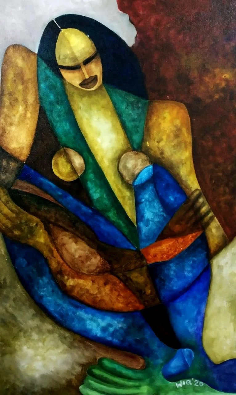 Dance with Me | 50 x 70 cm | Acrylic on Canvas | 3700 USD