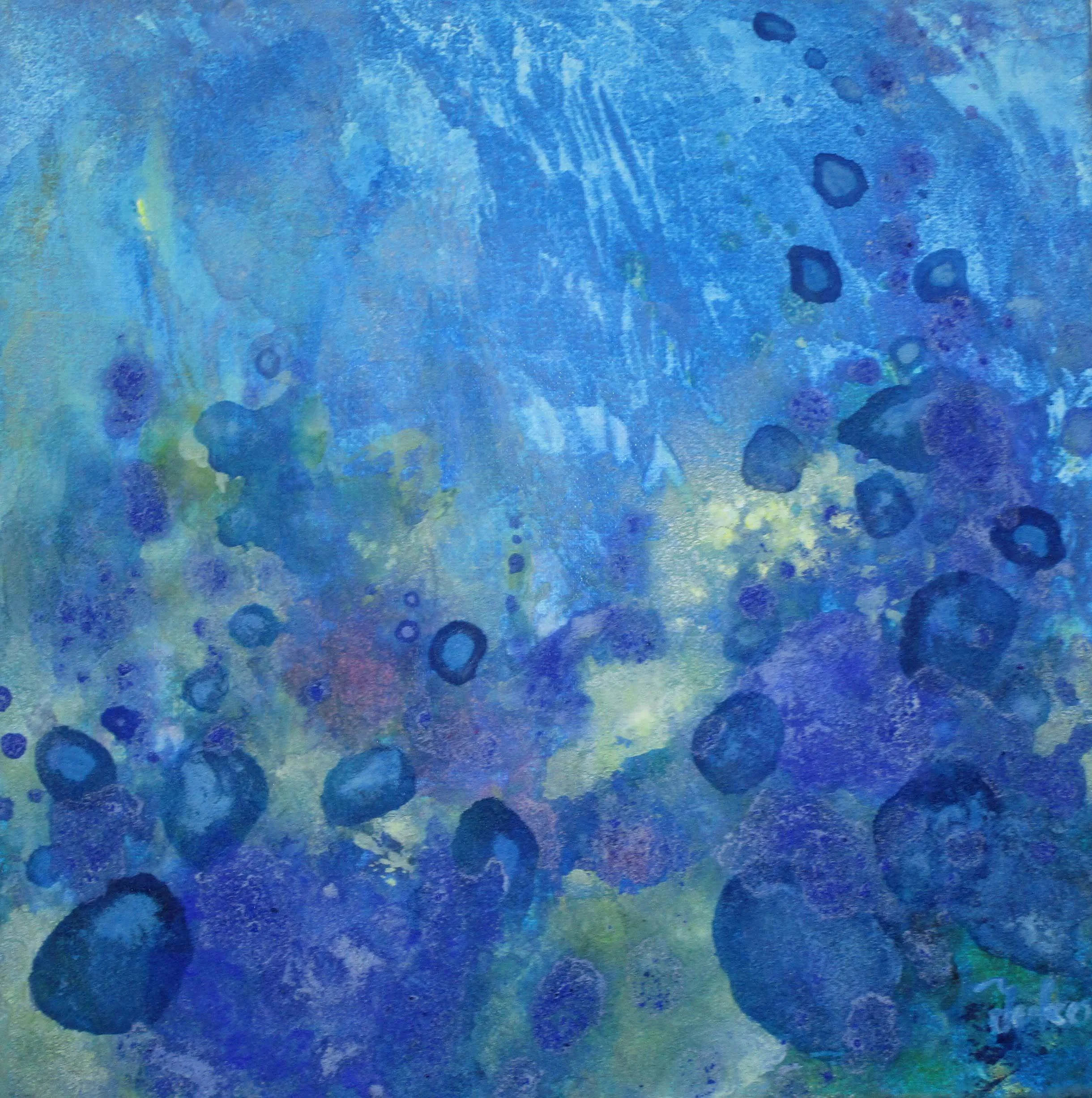 From a Deep Place | Acrylic on Canvas | 33 x 33 cm | 600 USD