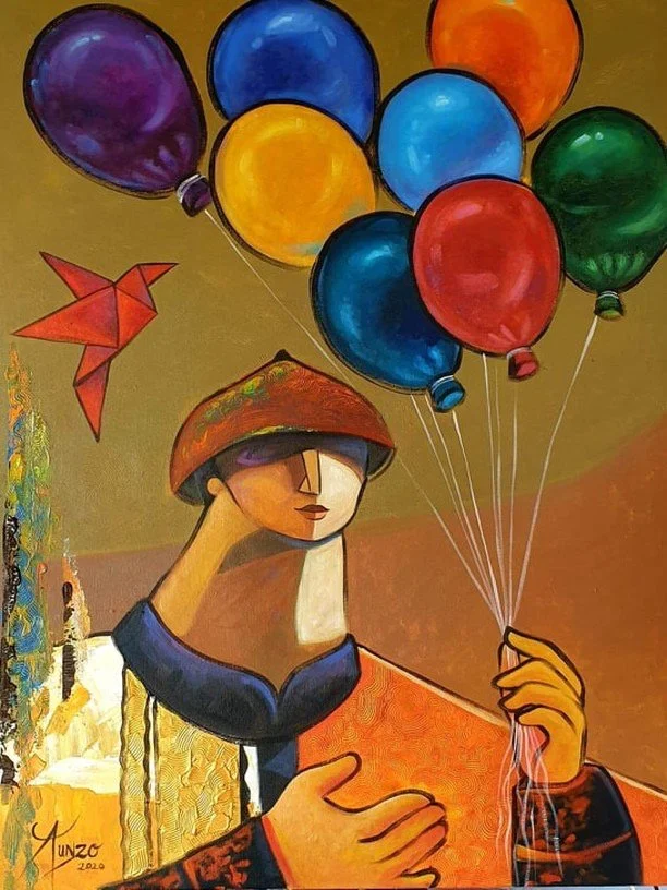 Balloon | Acrylic on Canvas | 91 x 122 cm | On Demand