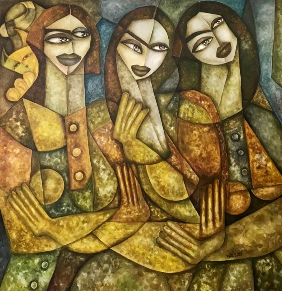 Tender | 150 x 150 cm | Acrylic on Canvas | 7000 USD