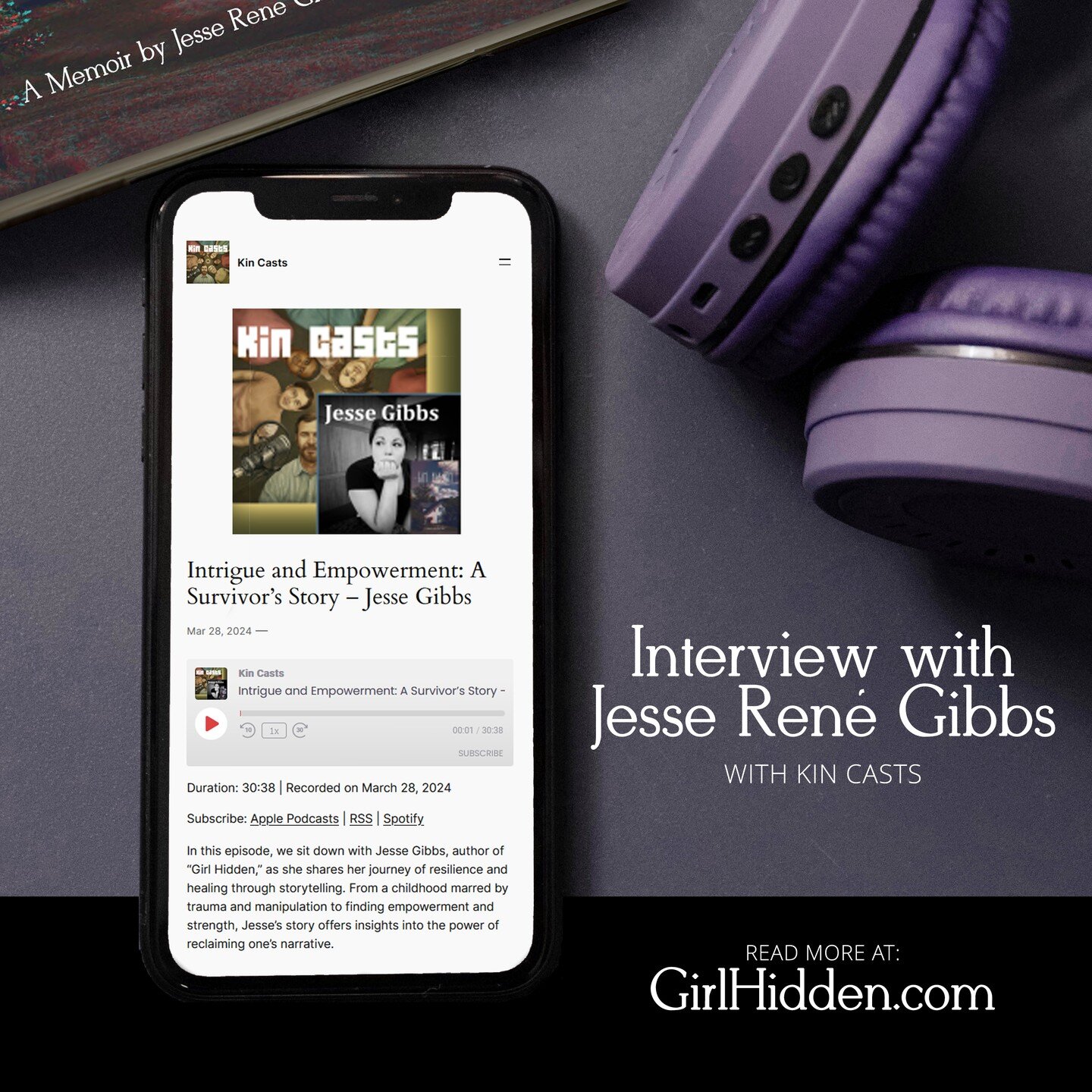 Intrigue and Empowerment: A Survivor&rsquo;s Story &ndash; Jesse Gibbs

In this episode, we sit down with Jesse Gibbs, author of &ldquo;Girl Hidden,&rdquo; as she shares her journey of resilience and healing through storytelling. From a childhood mar