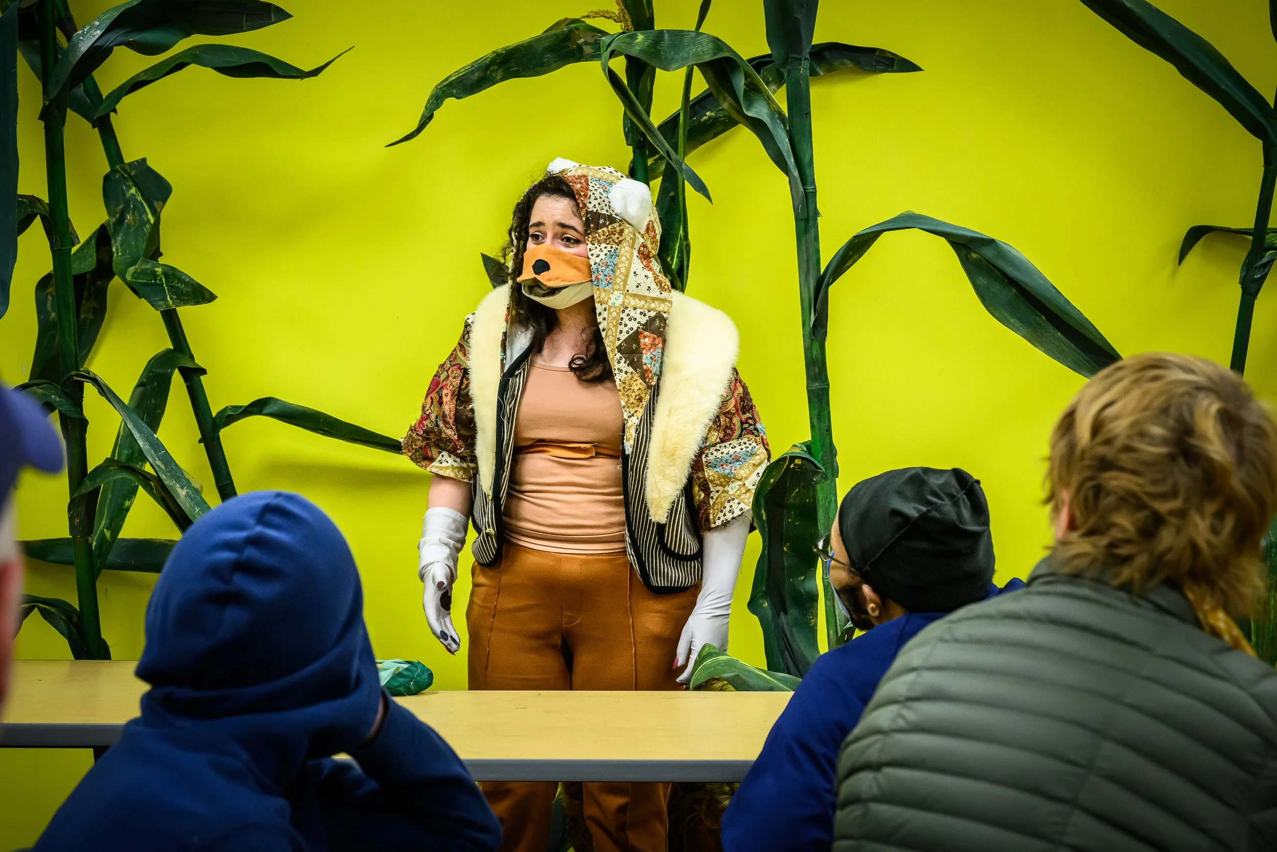 Upstream (Fox), 2025, Mixed Blood. Photo by Rich Ryan.