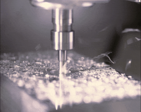 High-speed CNC machining.