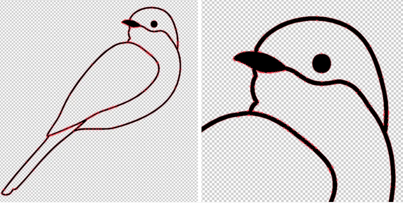 Bird design for custom PCB pin