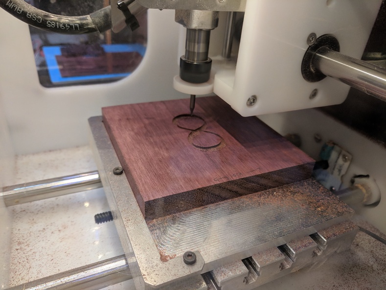 Milling the Love-You-to-Infinity Necklace Case with the Bantam Tools Desktop PCB Milling Machine