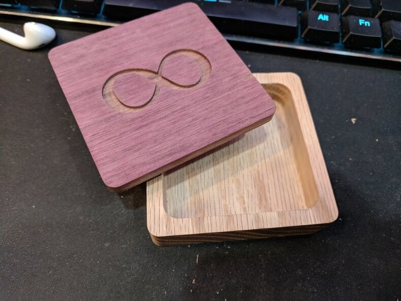 Finished Love-You-to-Infinity Necklace Case