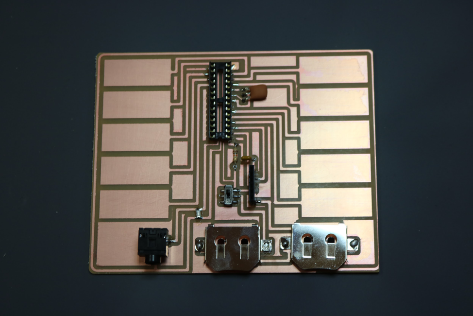 Assembled PCB