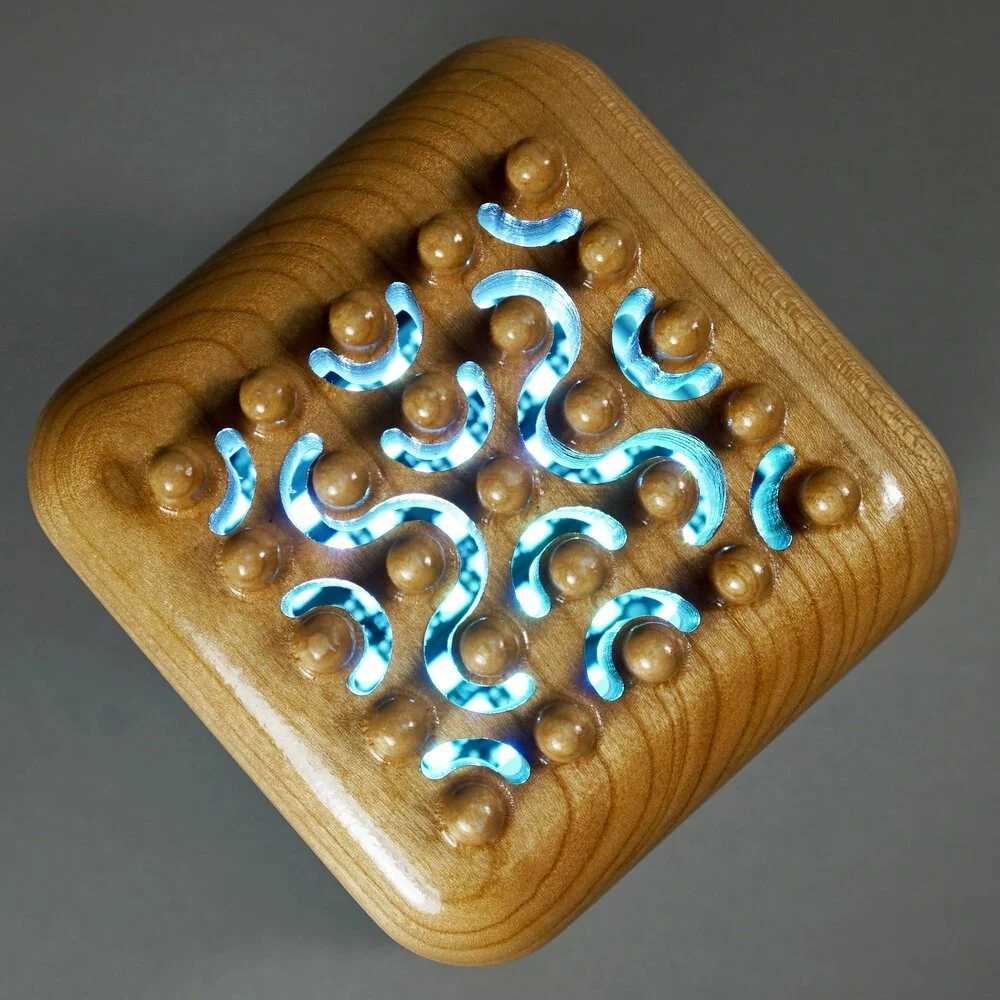 Designer Andrew Kleindolph Uses CNC Machining to Make Illuminating Sculptures