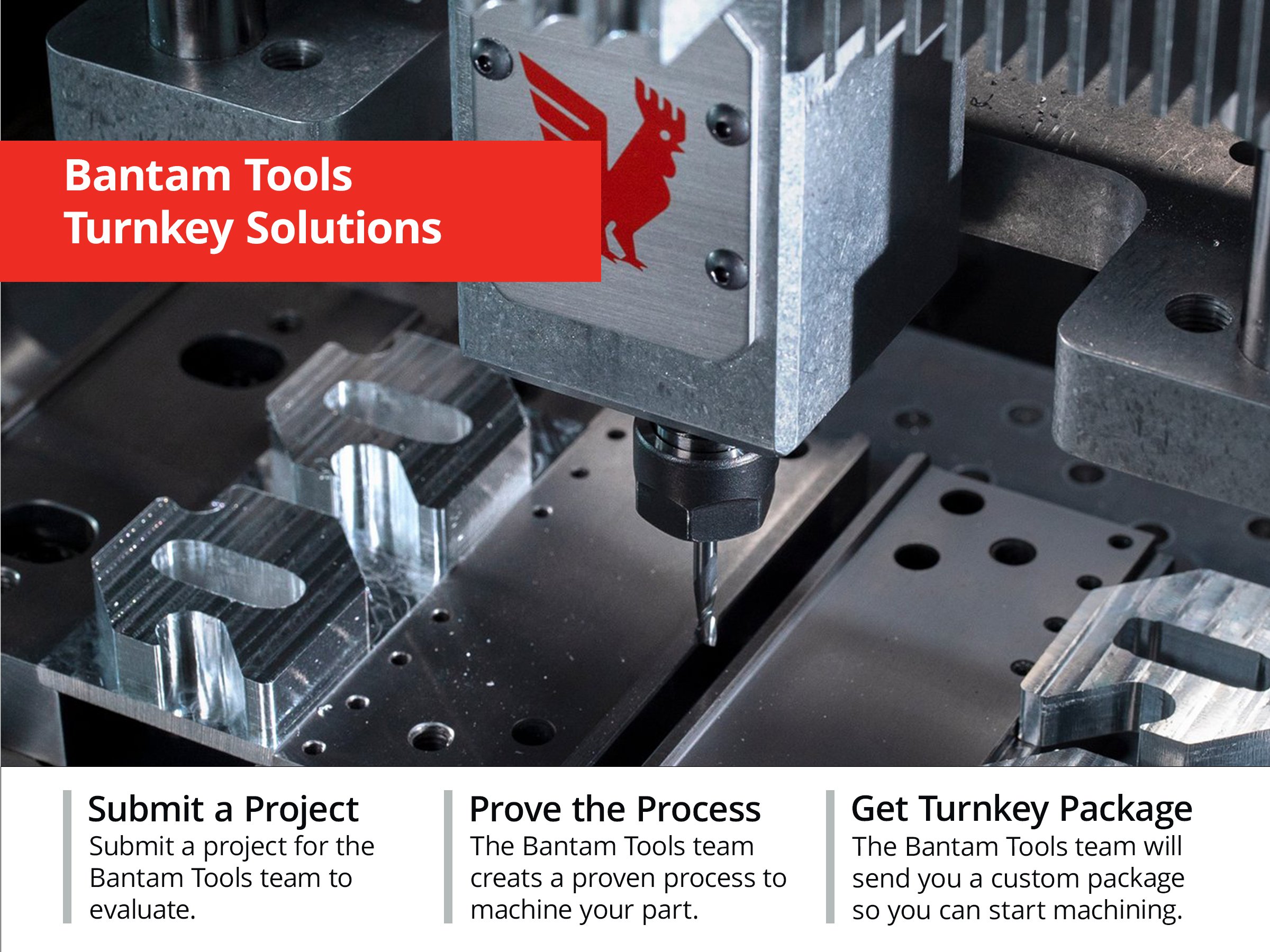 Mecanizado de prototipos en las nuevas fresadoras CNC de escritorio de  Bantam Tools