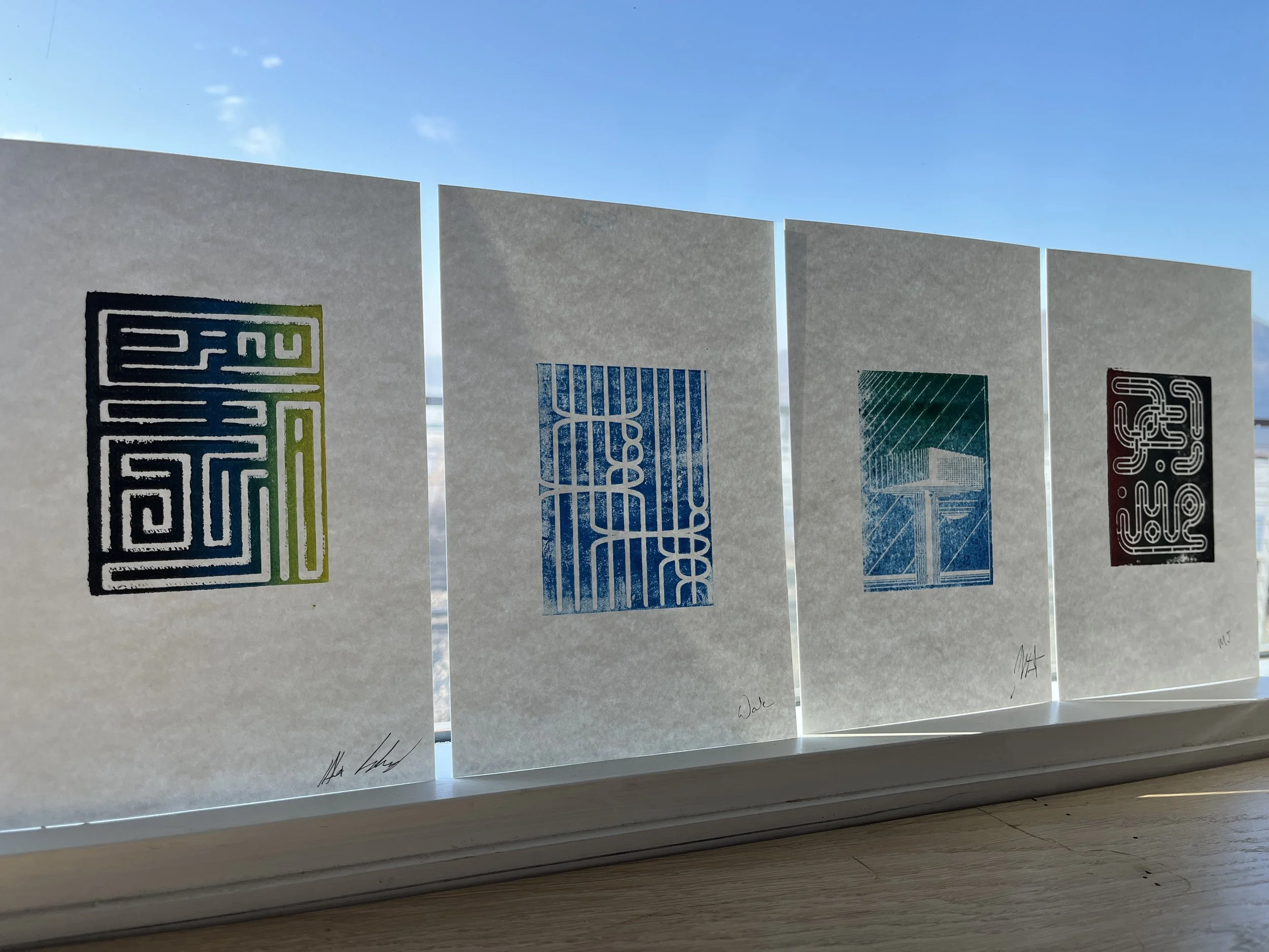 Printmaking Using Single-Line Milling