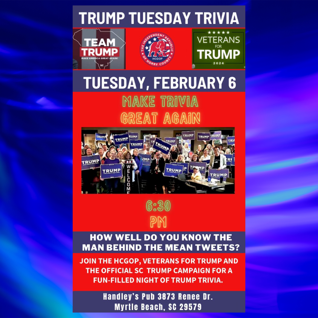 Upcoming Events / Calendar — Horry County Republican Party
