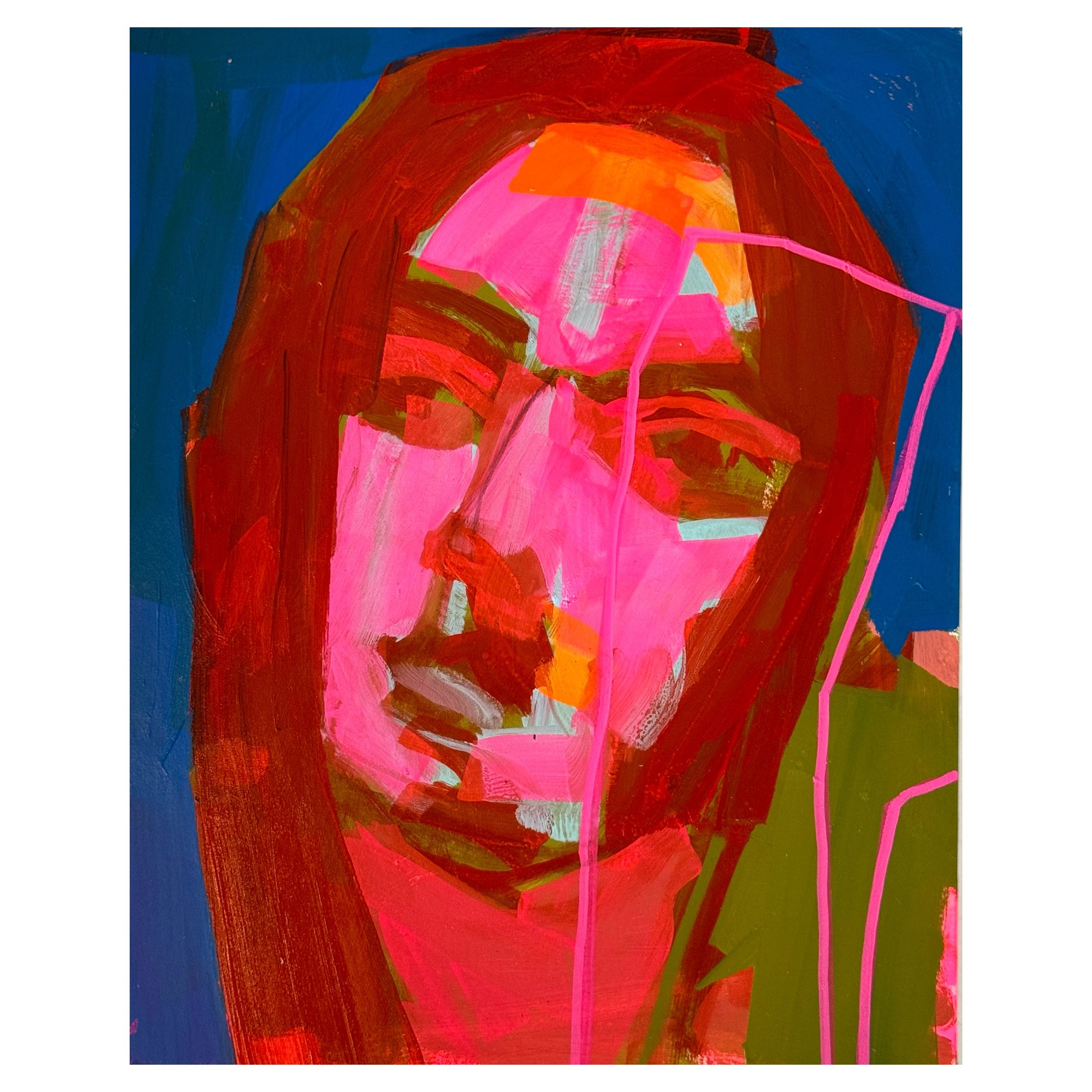 Person Basking in Color | 11"x14"