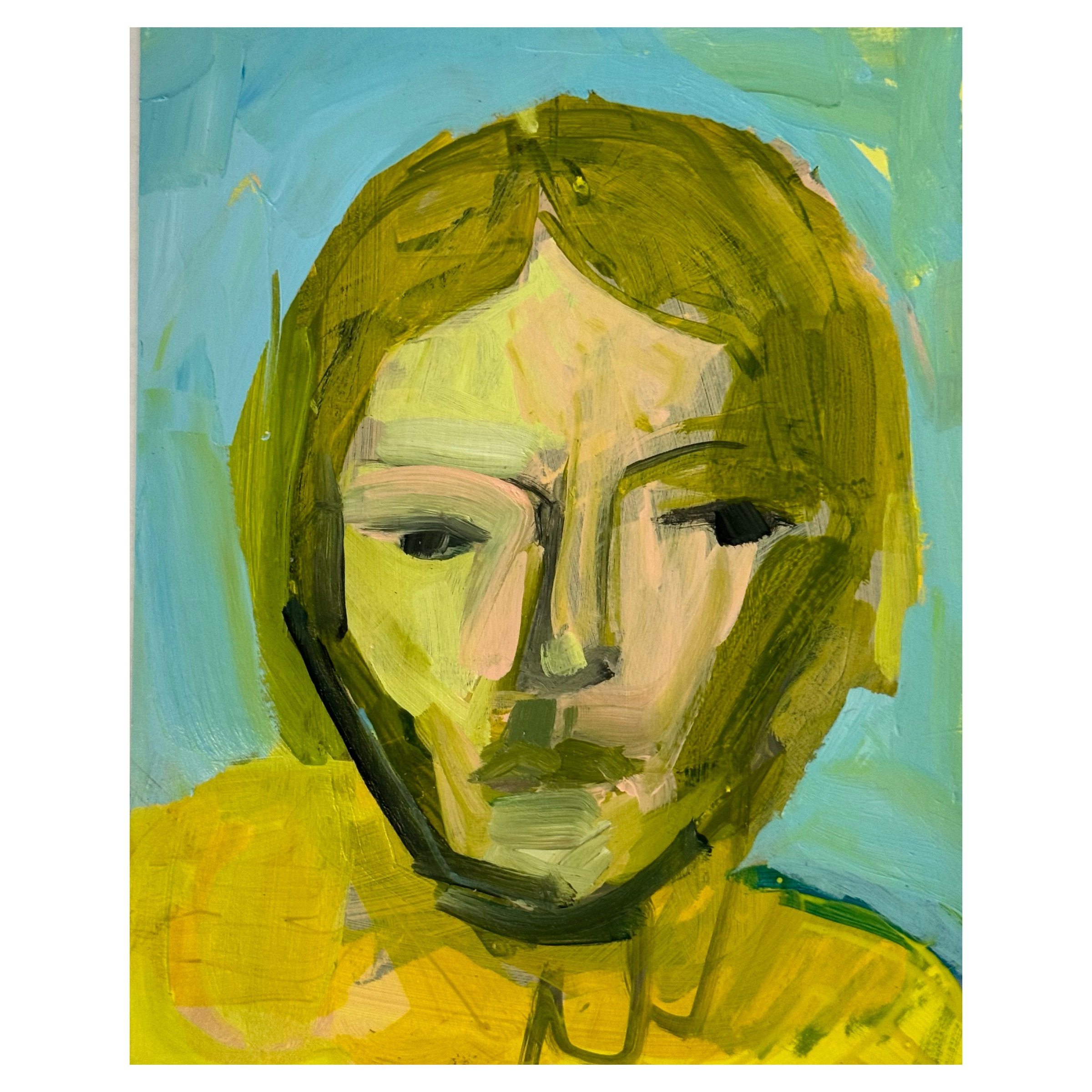 Person with Jet Black Eyes | 11"x14"
