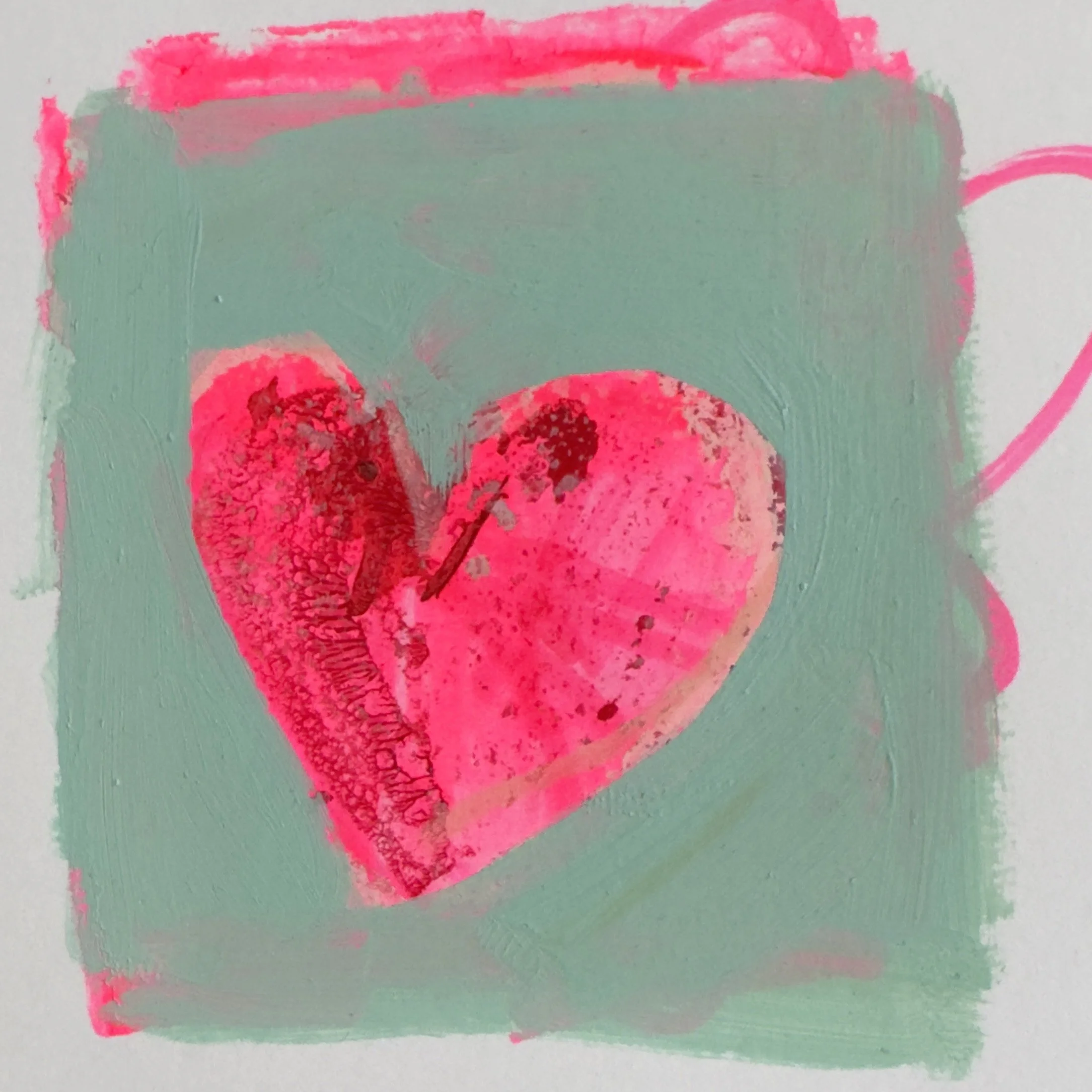 Love Shines Through | Matted to fit an 8"x8" frame