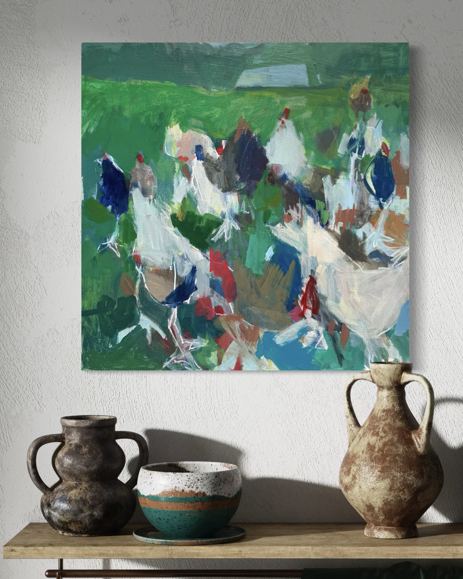 When the Chickens Come Running II insitu.jpg
