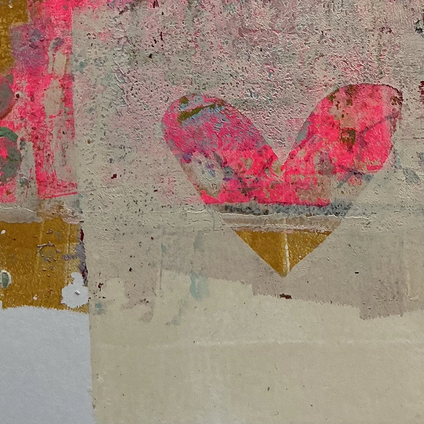 The Shape of Joy | Matted to fit an 8"x8" frame