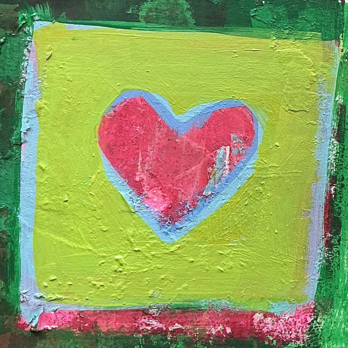 From the Heart | Matted to fit an 8"x8" frame