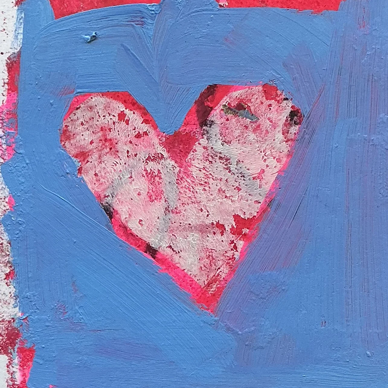 Swimming in Love | Matted to fit an 8"x8" frame