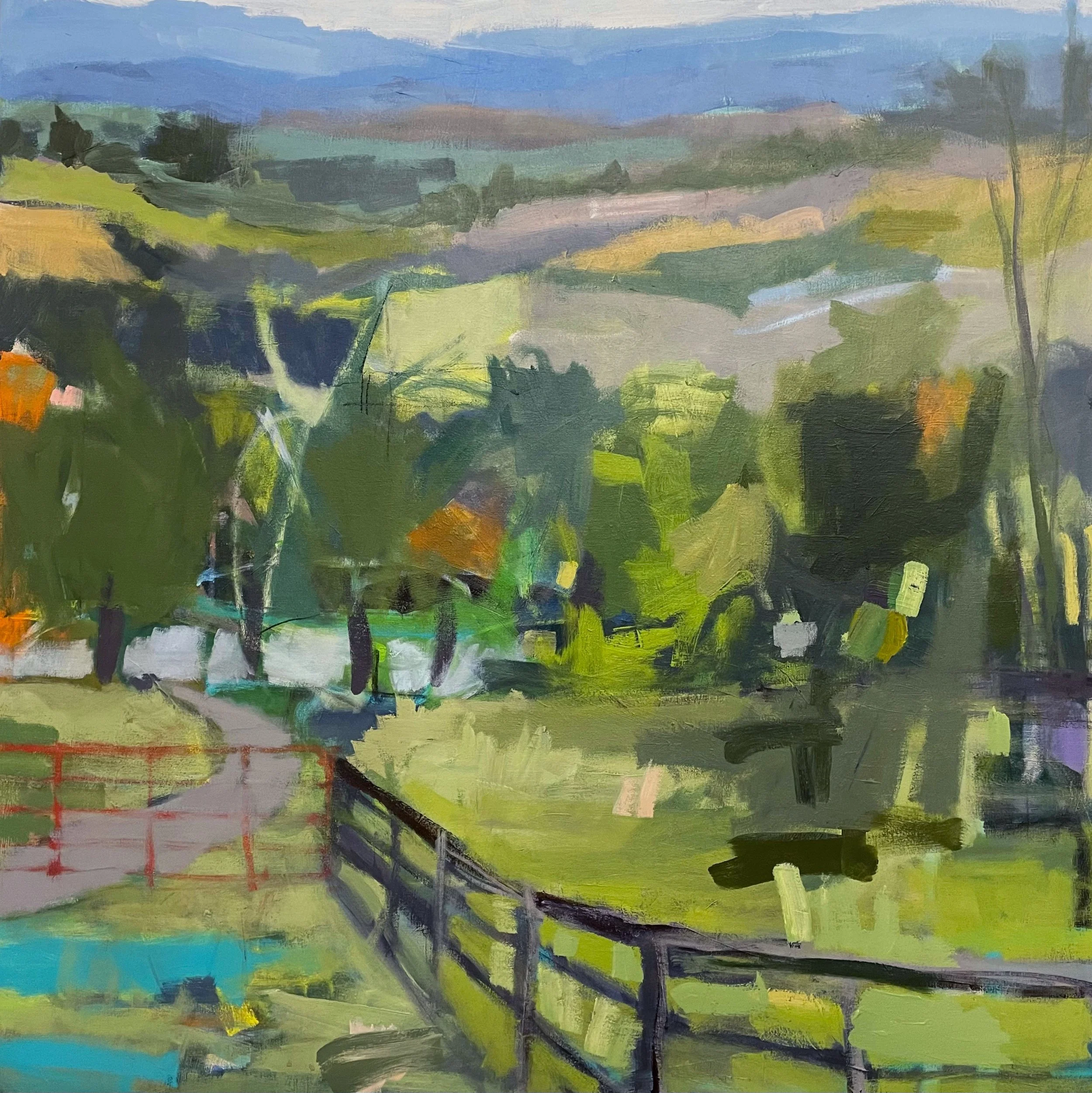 A Day in the Country, Virginia 36x36 acrylic on canvas.jpeg