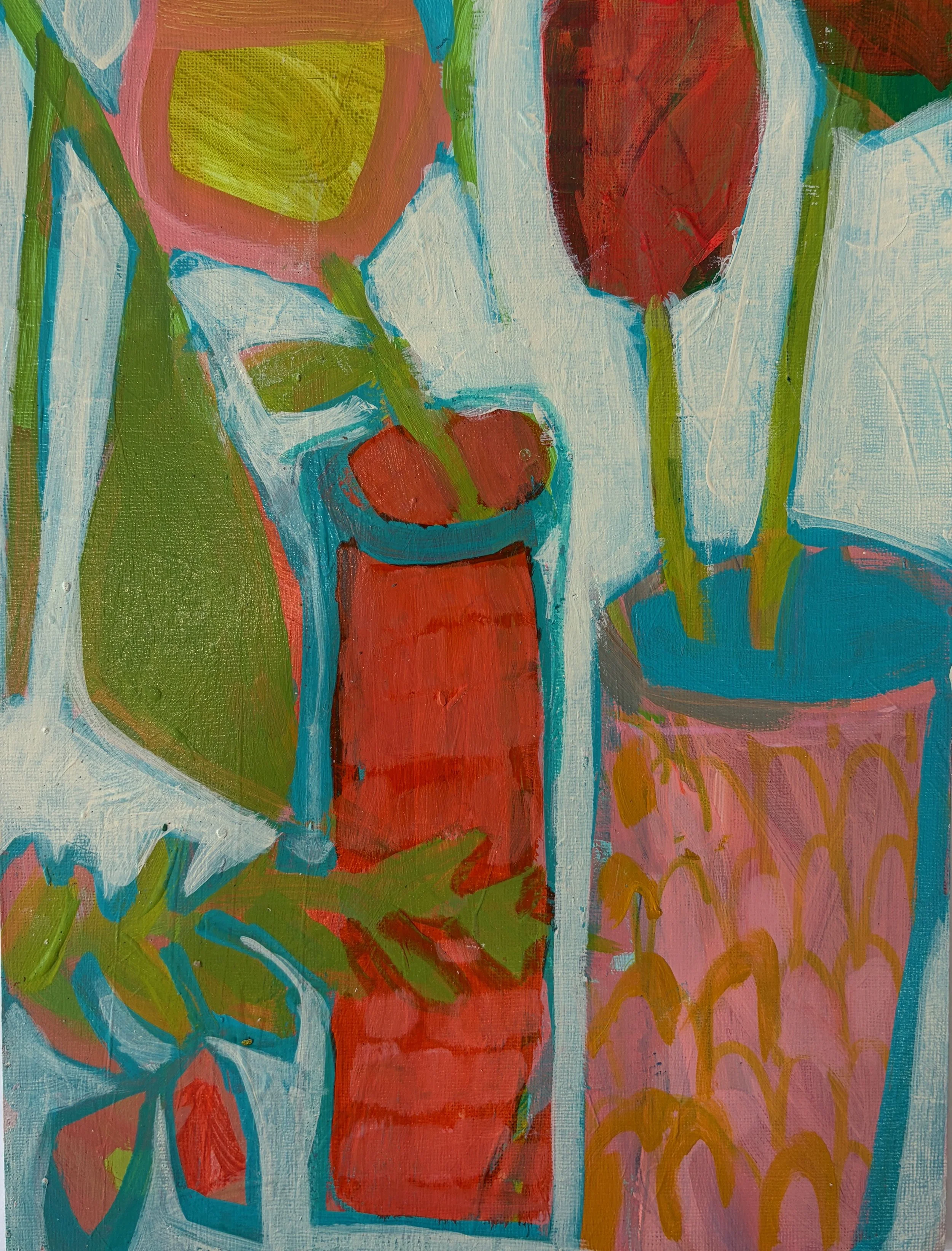 Summer Stems | 9"x12" Acrylic on paper