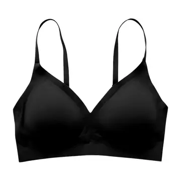 Ahhhh! Breathable Seamless Bra - Black.png