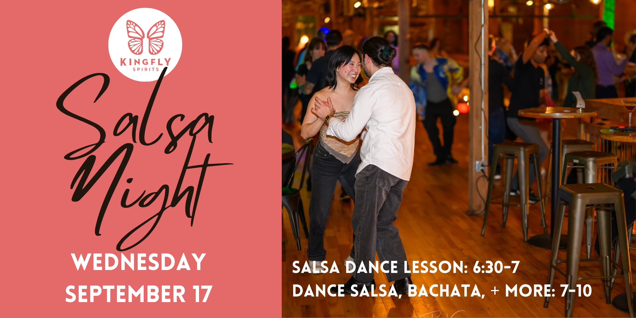 Salsa Night at Kingfly Spirits!