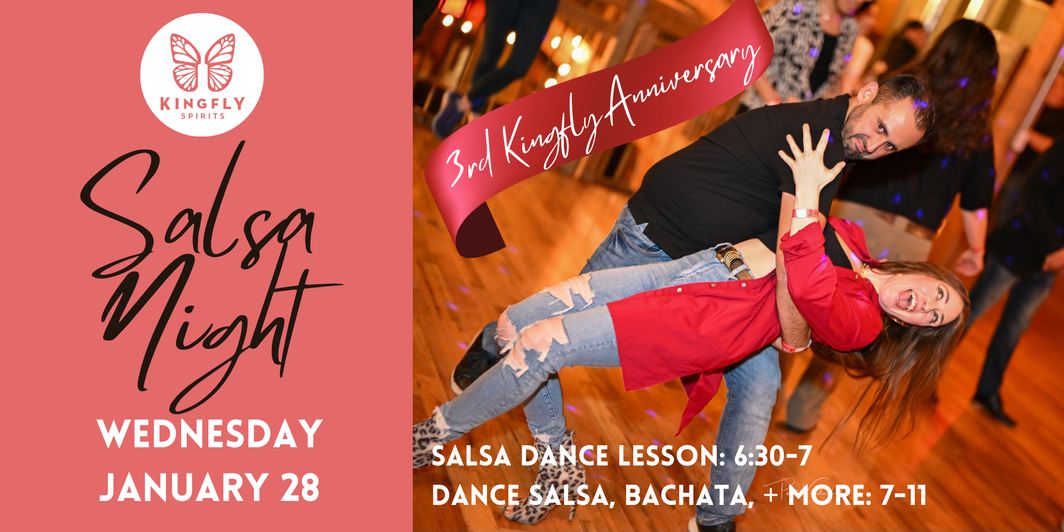 Salsa Night at Kingfly Spirits! 