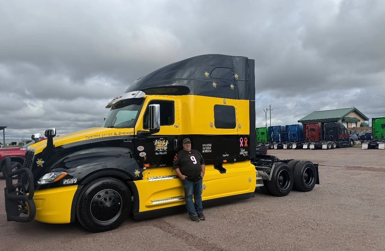 Congratulations to Keith Harmon on his new truck! Look out for it buzzin' down the road!