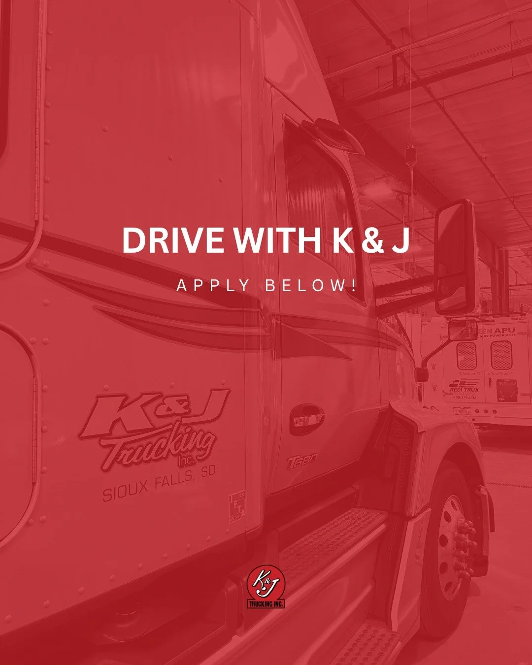 The K &amp; J community is one of the best - just as our staff &amp; drivers! We prioritize you, encourage you &amp; always treat you like family. ❤️

We'd love to work with you. Apply in the link in our bio!