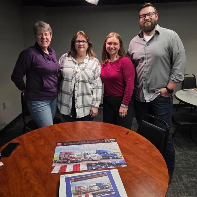 Our team had the best time last night with our annual puzzle party! Congratulations to Dan, Jennifer, Brenda, and Leslie on finishing first!