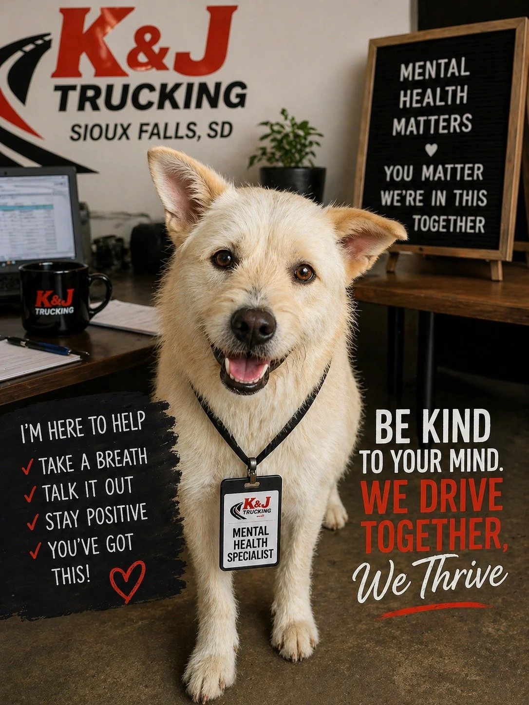 Momo is helping us around the office and giving out treats today for Mental Health Awareness Day! 

This fur buddy belongs to Marshall J! 

#furbuddyfriday