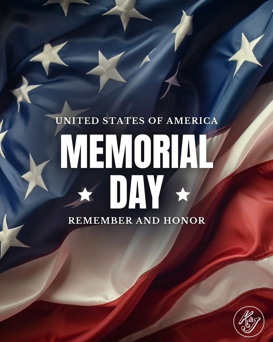Today we remember and honor the brave men and women who made the ultimate sacrifice for our freedom.
From all of us at K&amp;J, thank you to those who served and the families who carry their legacy every day. 🇺🇸