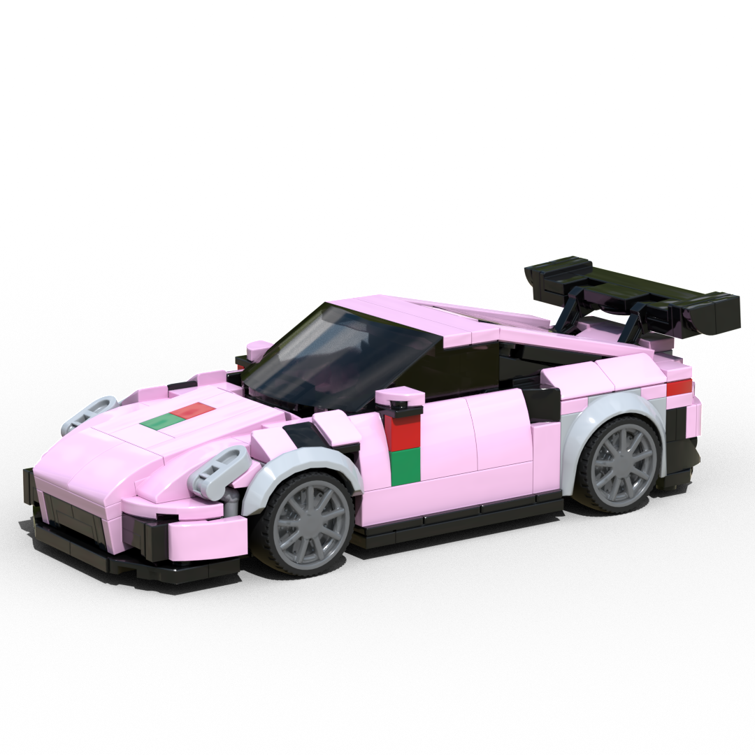 Instructions for Inspired by 911 GT2 RS in Pink