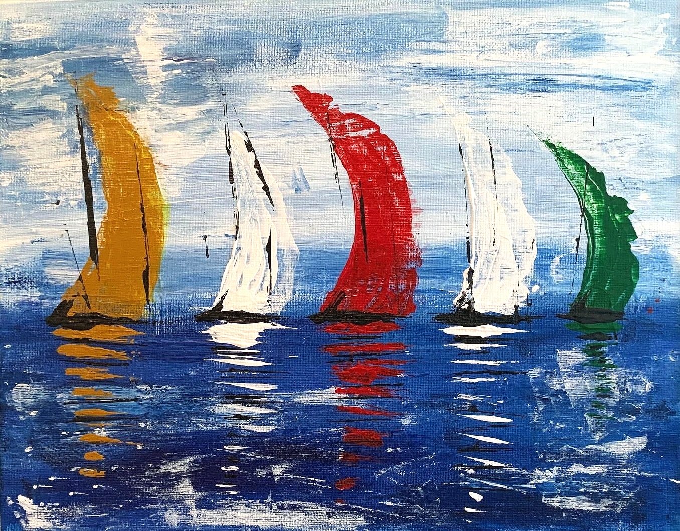 11x14. Acrylic. Includes Black Floater Frame.