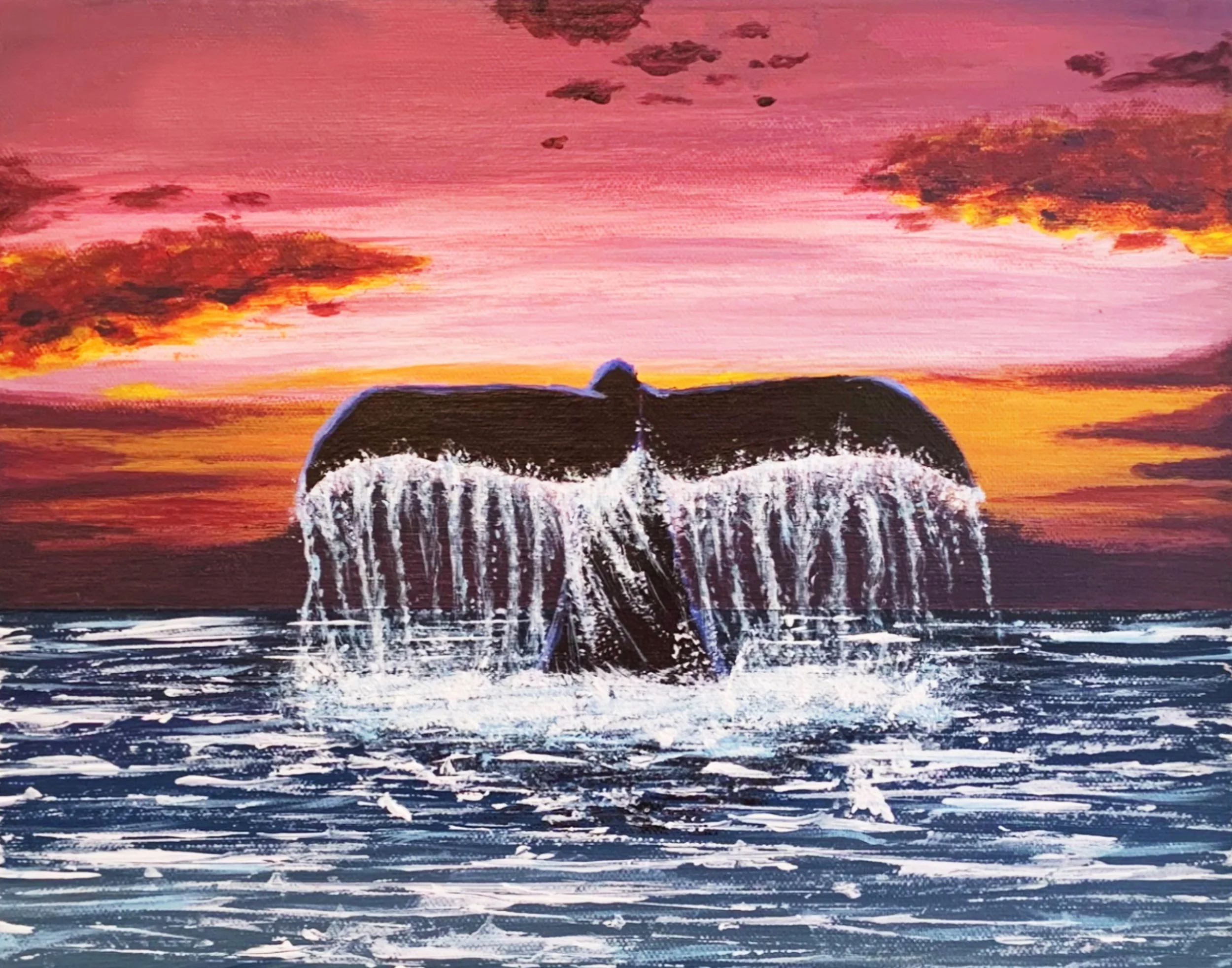 11X14. Acrylic. Includes Black Floater Frame.
