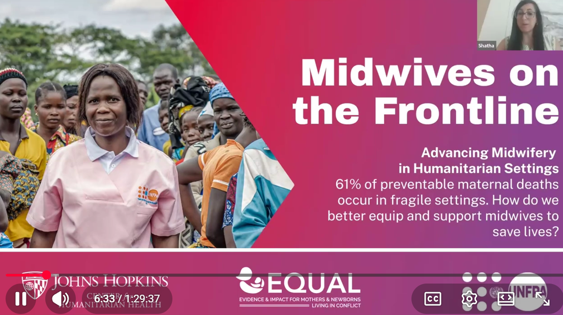 Webinar Recap: Midwifery on the frontlines – advancing midwifery in humanitarian settings.