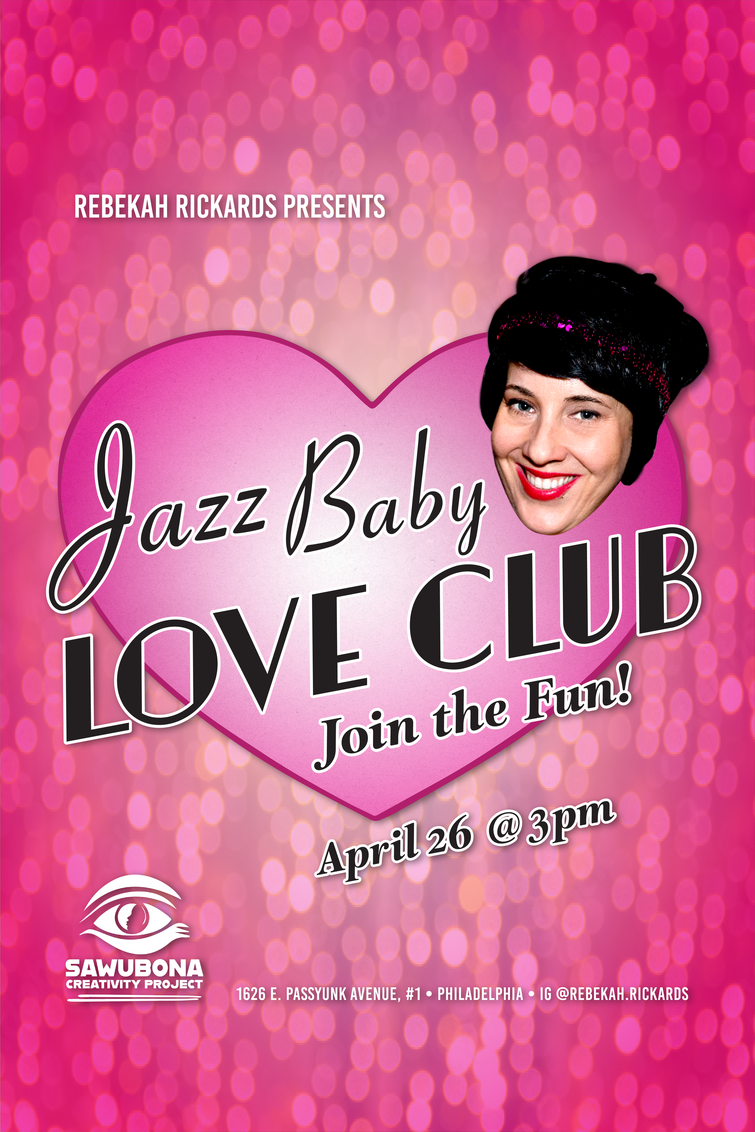 Jazz Baby is the legendary, timeless, original cabaret croon, occasional Costco sampler, and avid collector of fine jewels, gemstones, and jerky. She’s a full-time lover and part-time sexual guru. After a sold out run with the Philadelphia Fringe Fes