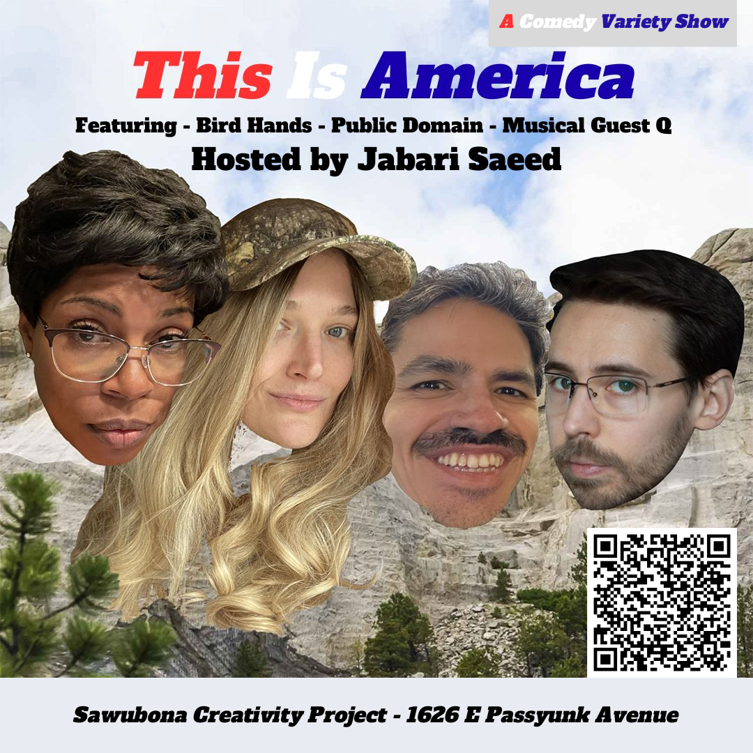 This Is America: A Variety Show is a curated, high-energy variety show as part of Philadelphia Theatre Week, and we’ve found some of the boldest, creative, out of this world performers.

Check Out The Nights Lineup
This show is hosted by the hilariou