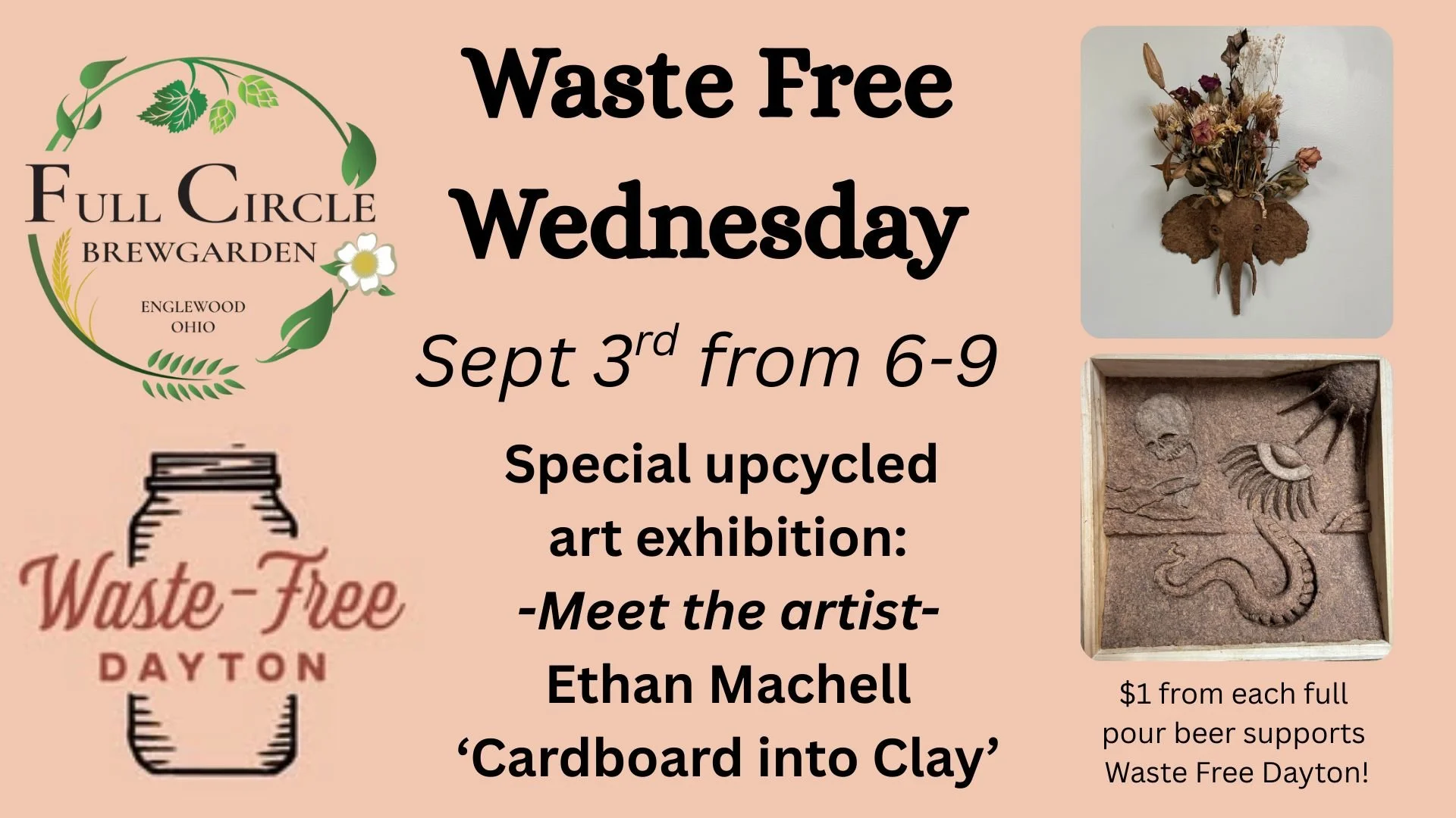 Waste-Free Wednesday & Upcycled Art Exhibition