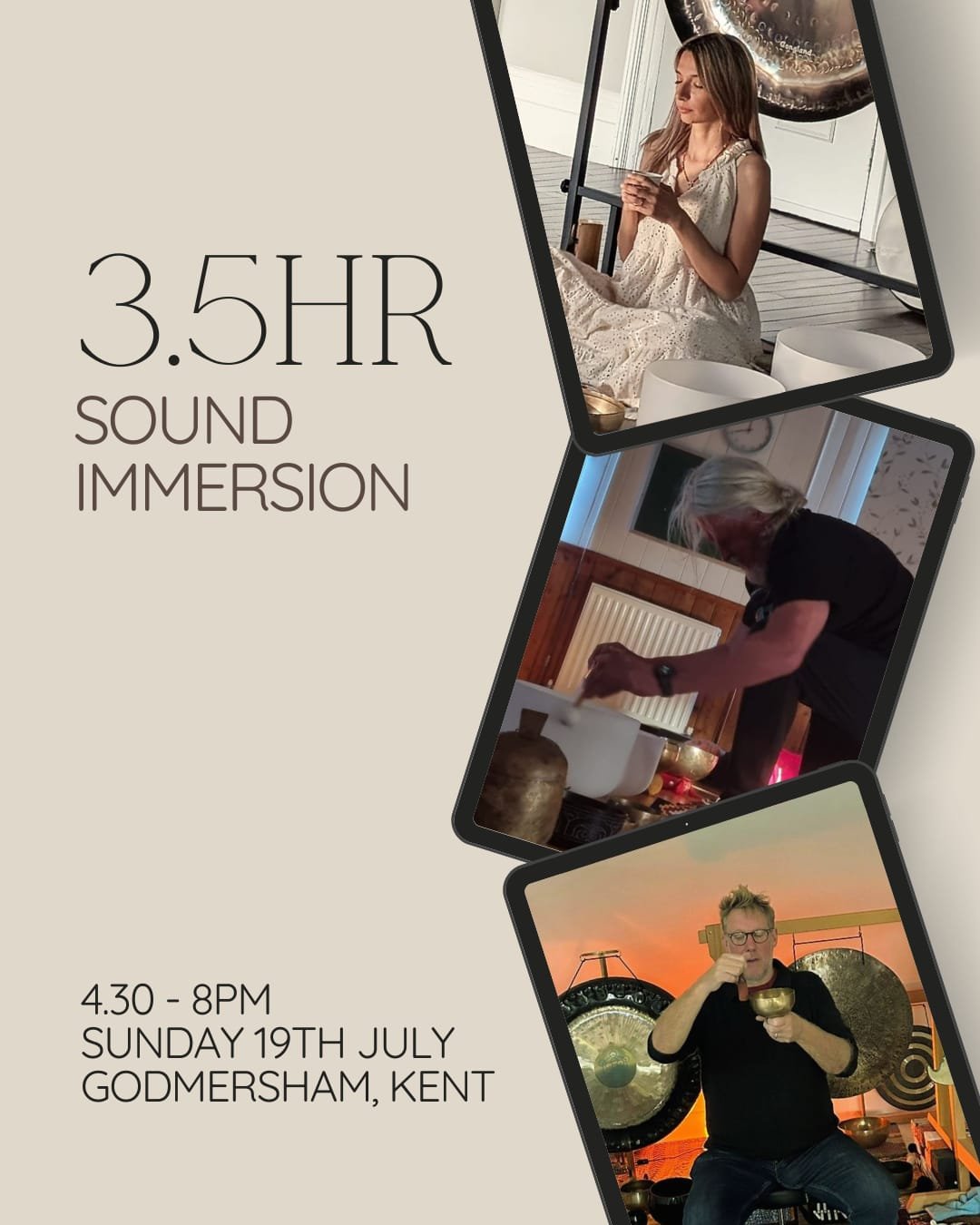 3.5 Hour Sound Immersion &amp; Cacao Ceremony