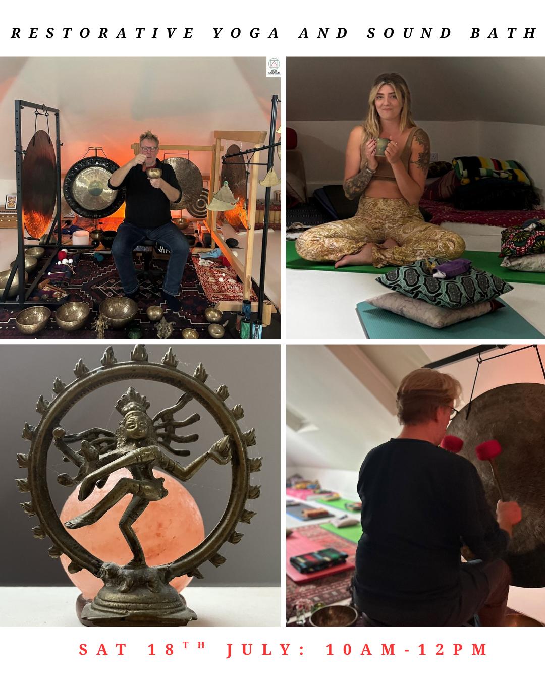 Restorative Yoga with Bee Hart followed by Sound Bath